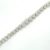 Diamond Cluster Tennis Bracelet