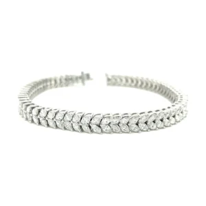 Marquise Diamond Laurel Bracelet