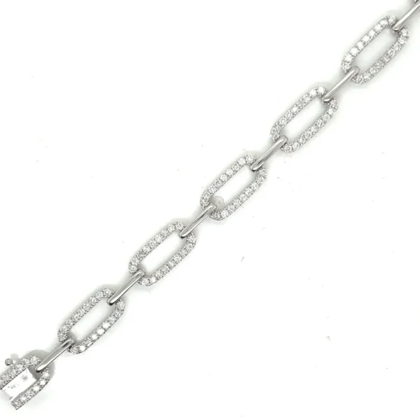 Diamond Link Chain Bracelet