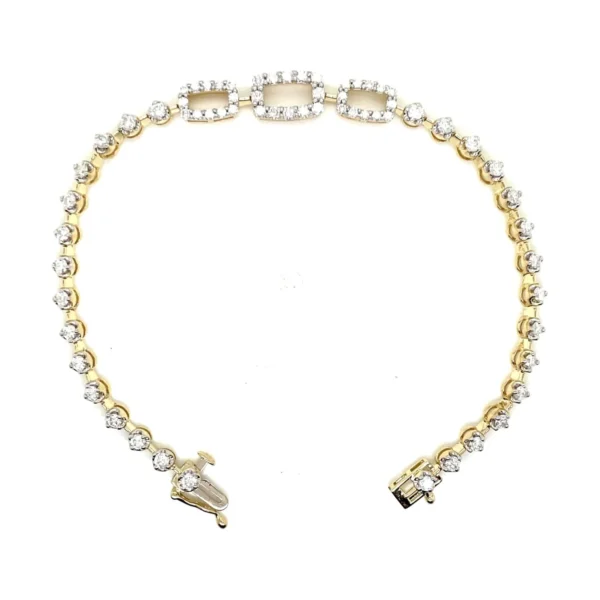 Diamond Link Tennis Bracelet