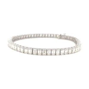 Emerald Cut Diamond Bracelet