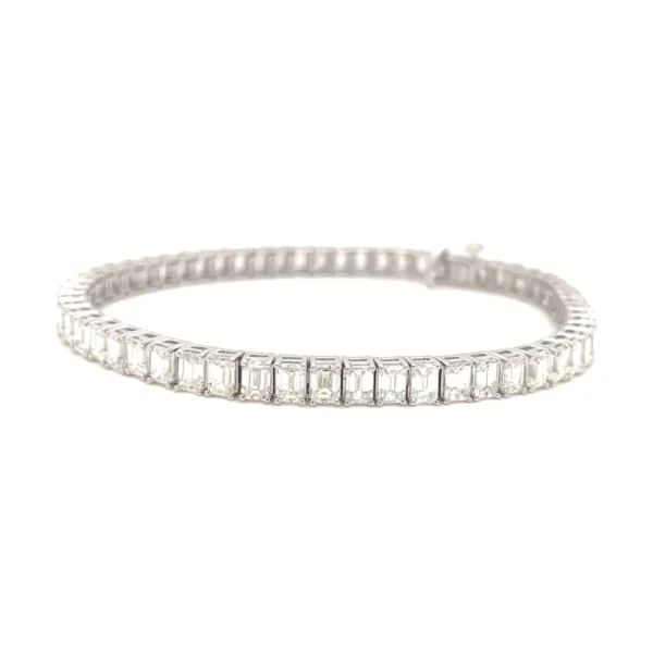 Emerald Cut Diamond Bracelet