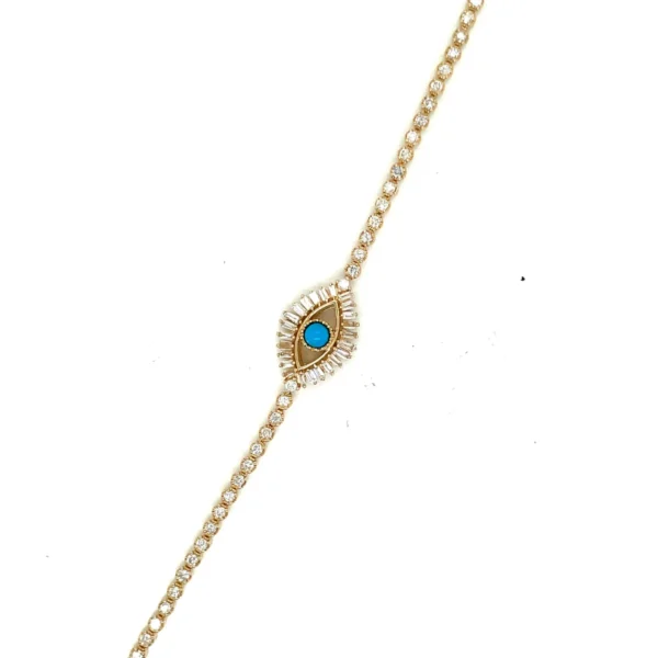 Evil Eye Diamond Bracelet