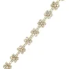 Floral Diamond Cluster Bracelet