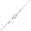 Oval Link Diamond Bracelet