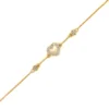 Heart Diamond Chain Bracelet