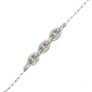 Diamond Link Chain Bracelet