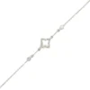 Floral Diamond Chain Bracelet