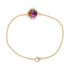 Gemstone Cluster Chain Bracelet
