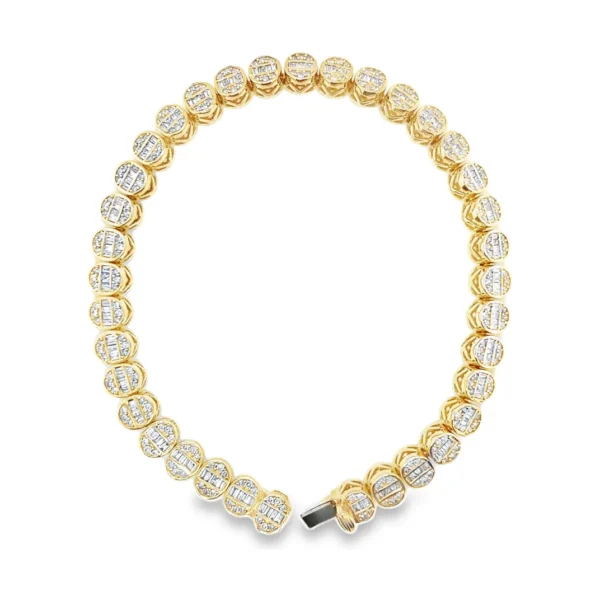 Baguette Diamond Tennis Bracelet