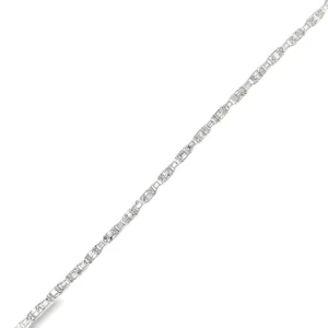 Diamond Bar Link Bracelet
