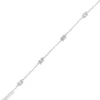 Diamond Station Chain Bracelet