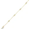 Baguette Diamond Chain Bracelet