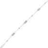Diamond Station Chain Bracelet