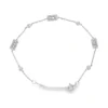 Diamond Station Chain Bracelet