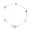 Diamond Station Chain Bracelet