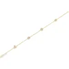 Diamond Charm Chain Bracelet
