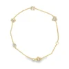 Diamond Charm Chain Bracelet