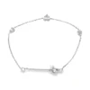 Diamond Station Chain Bracelet