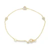 Diamond Station Chain Bracelet