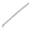 Diamond Cluster Tennis Bracelet