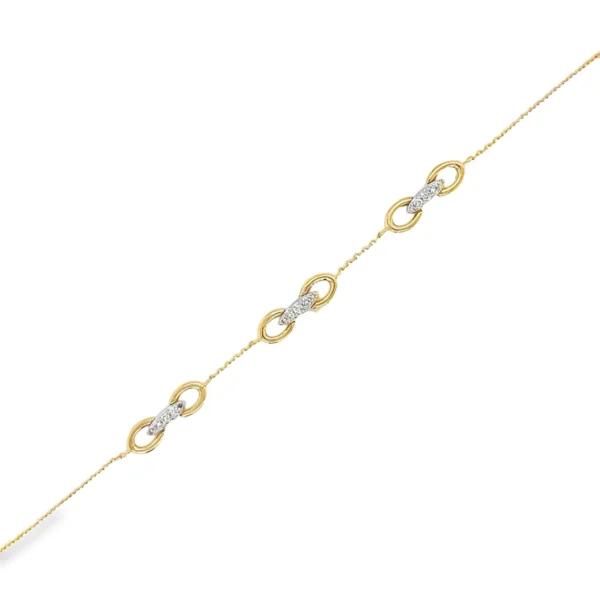 Diamond Link Chain Bracelet