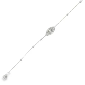 Marquise Cluster Diamond Bracelet