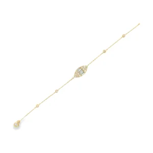 Marquise Diamond Chain Bracelet