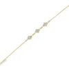 Clover Diamond Chain Bracelet
