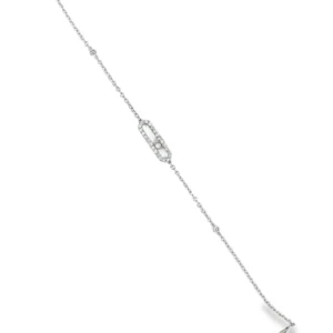 Oval Motif Diamond Bracelet