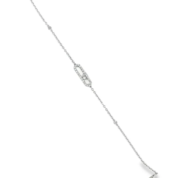 Oval Motif Diamond Bracelet