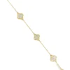 Clover Diamond Station Bracelet