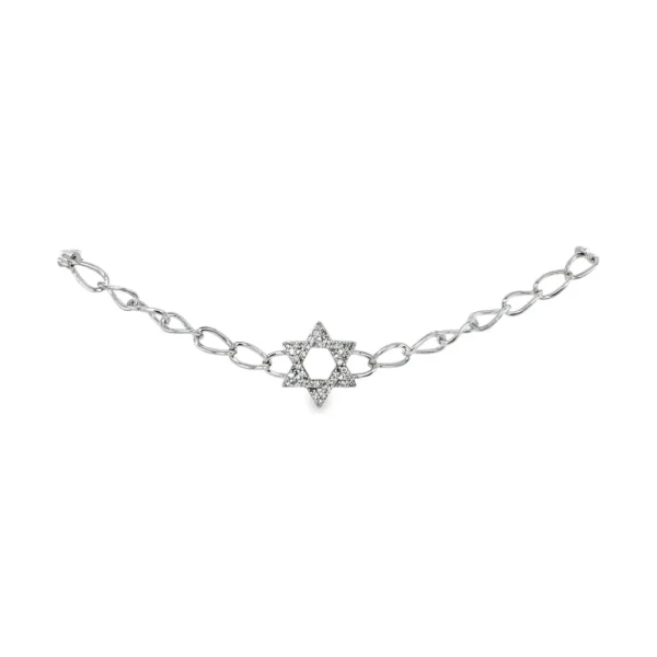 Star Diamond Chain Bracelet