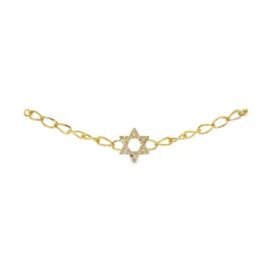 Star Diamond Chain Bracelet