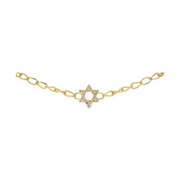 Star Diamond Chain Bracelet
