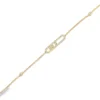 Diamond Bar Chain Bracelet
