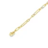 Diamond Paperclip Link Bracelet