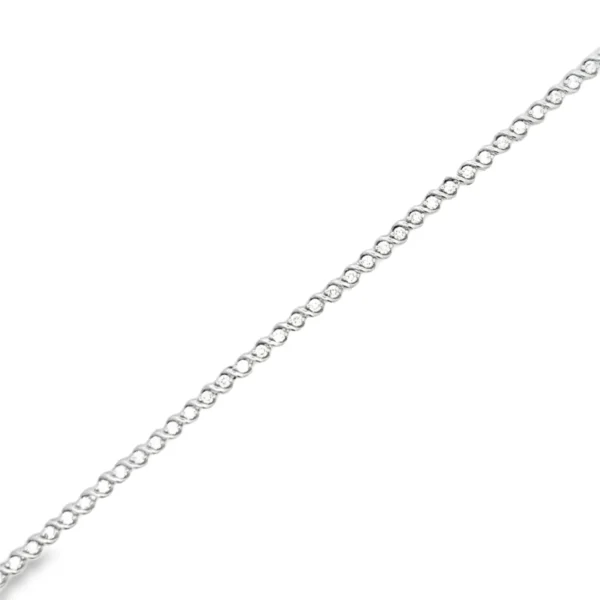 Diamond S Link Bracelet