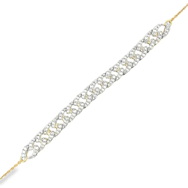 Diamond Chain Link Bracelet