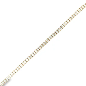 Emerald Diamond Tennis Bracelet