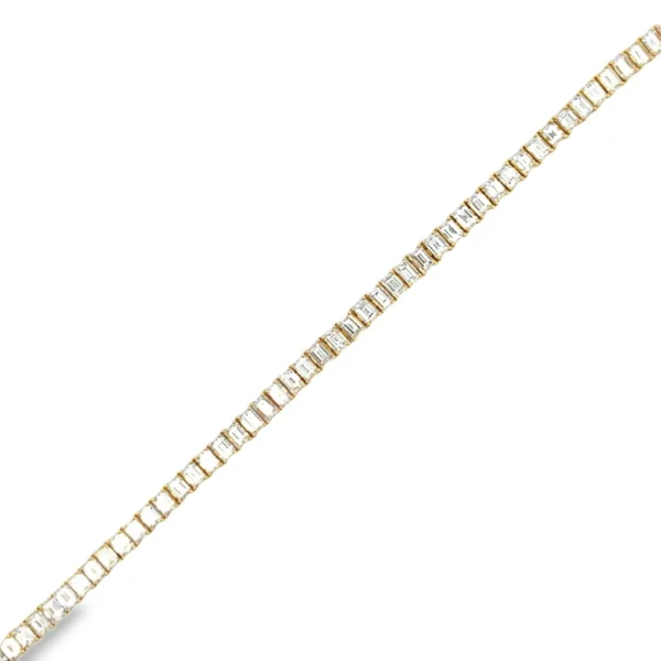 Emerald Diamond Tennis Bracelet