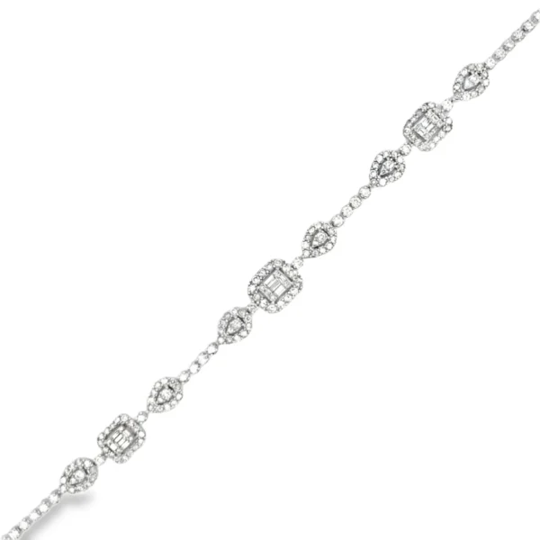 Multi Shape Diamond Bracelet