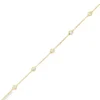 Bezel Diamond Station Bracelet