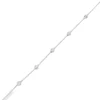 Bezel Diamond Station Bracelet