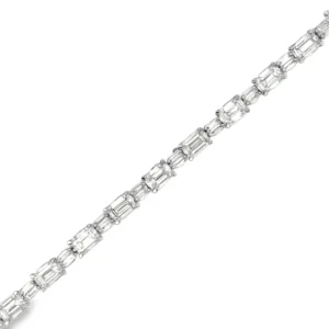Emerald Cut Diamond Bracelet