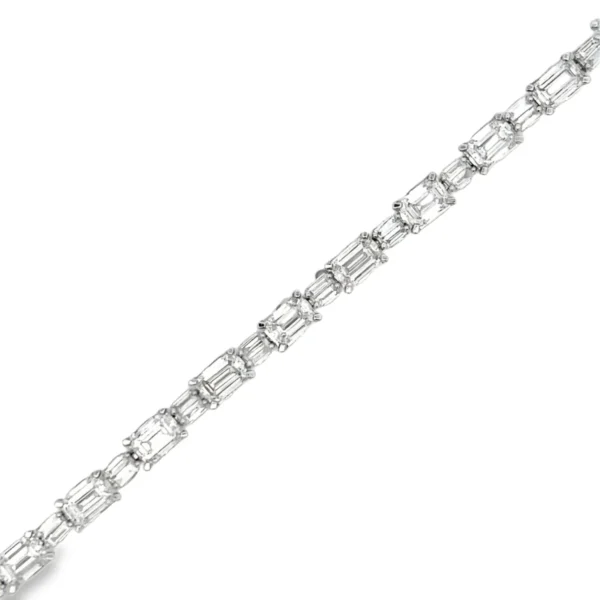 Emerald Cut Diamond Bracelet