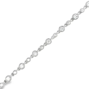 Bezel Lab Grown Bracelet