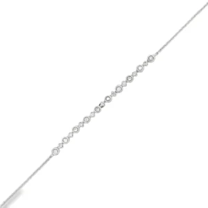 Bezel Diamond Chain Bracelet