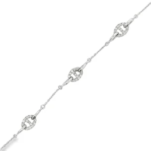 Diamond Link Chain Bracelet