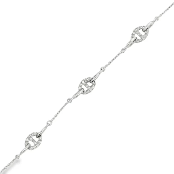 Diamond Link Chain Bracelet
